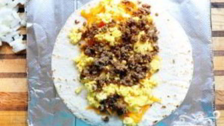 Рецепт буррито на завтрак