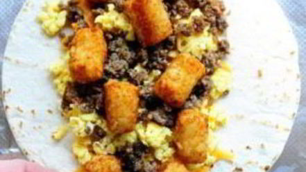 Рецепт буррито на завтрак