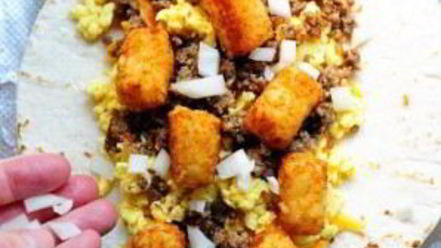 Рецепт буррито на завтрак