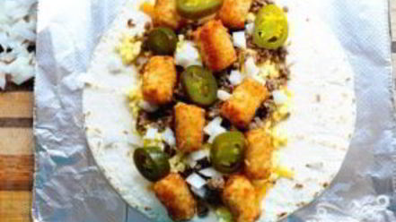 Рецепт буррито на завтрак