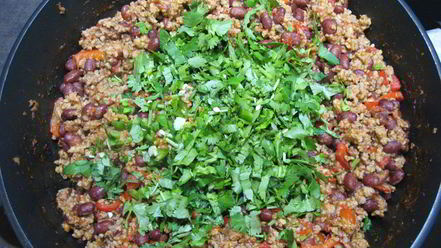 Рецепт буррито с фаршем и красной фасолью