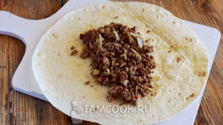 Рецепт буррито с фаршем