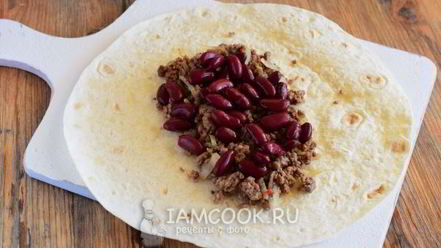 Рецепт буррито с фаршем