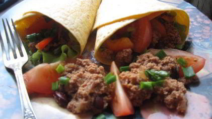 Рецепт Буррито с фасолью и фаршем