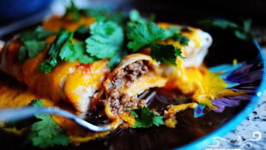 Рецепт буррито с говядиной и фасолью