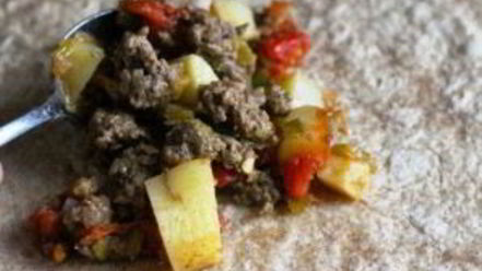 Рецепт буррито с говядиной и картофелем