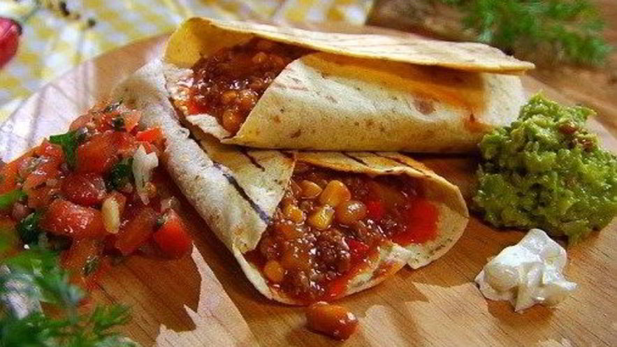 Рецепт буррито с говяжьим фаршем