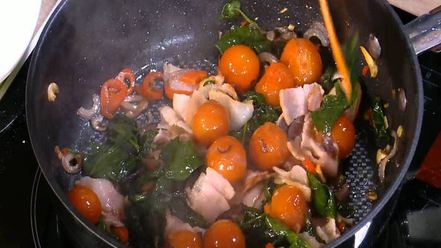 Рецепт буррито с индейкой, беконом и шпинатом