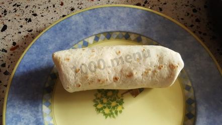 Рецепт буррито с курицей и стручковой фасолью