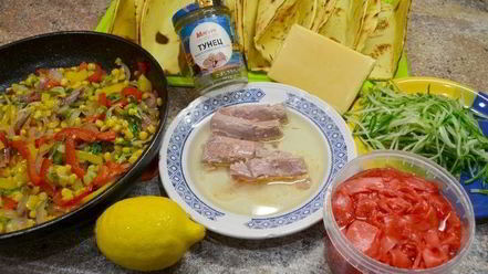 Рецепт буррито с тунцом