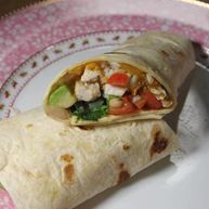 Рецепт Буррито с тыквой, курицей и фасолью