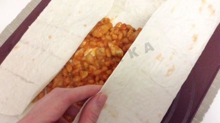 Рецепт буррито со свининой и фасолью