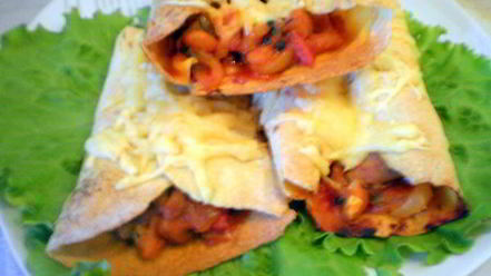 Рецепт буррито в тортилье из кукурузной муки