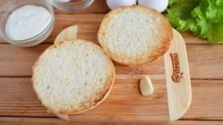 Рецепт бутерброда с яйцом