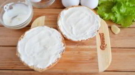 Рецепт бутерброда с яйцом