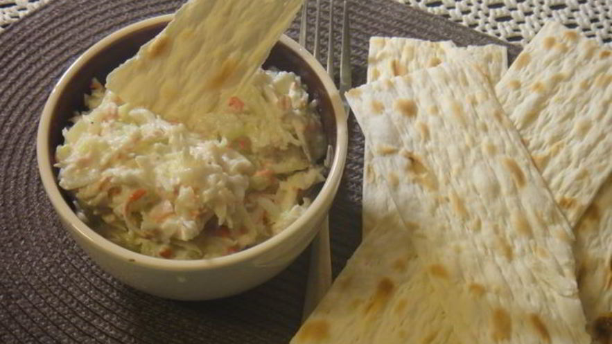 Рецепт бутербродной намазки из крабовых палочек и яблока