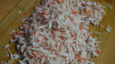 Рецепт бутербродной намазки из крабовых палочек и яблока