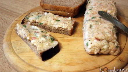 Рецепт бутербродной намазки из сала с чесноком