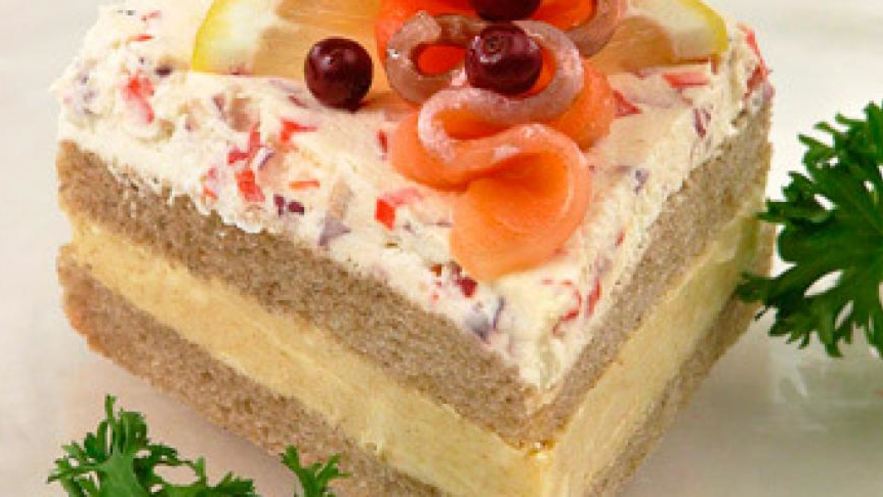 Рецепт бутербродного торта элитного
