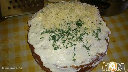 Рецепт бутербродного торта загляденье