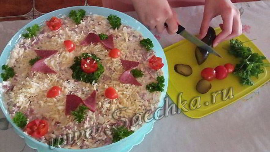 Рецепт бутербродного торта