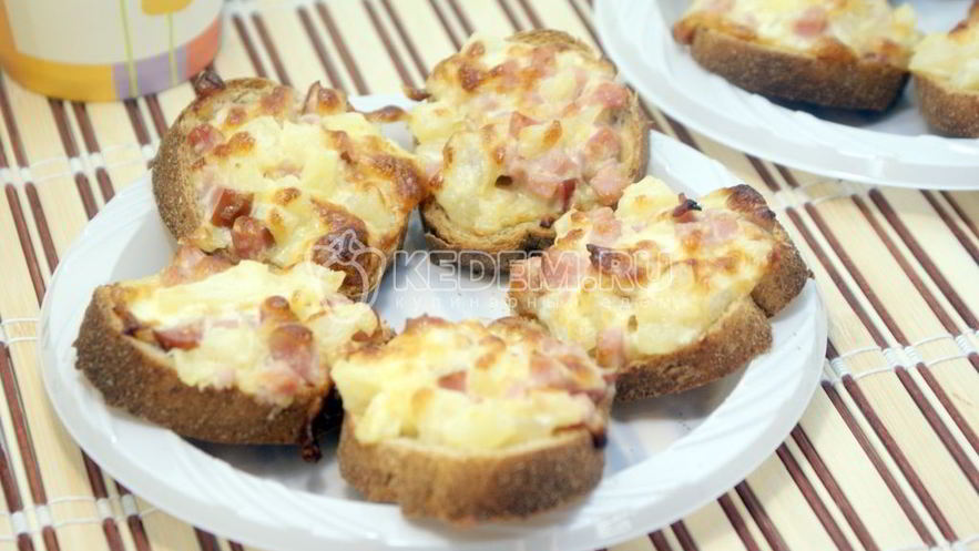 Рецепт бутербродов гавайских