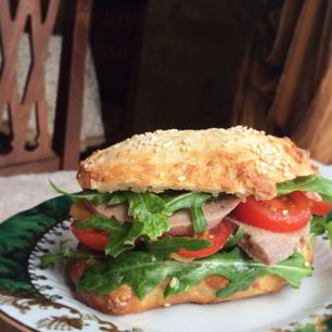 Рецепт Бутербродов из домашних булочек