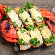 Рецепт Бутербродов с баклажанами