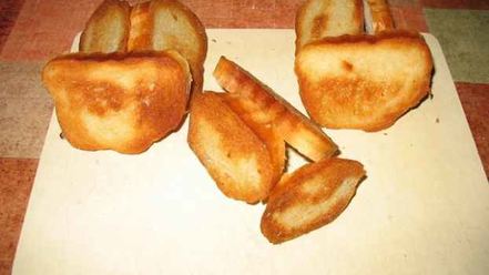 Рецепт бутербродов с чесноком и рубленым яйцом