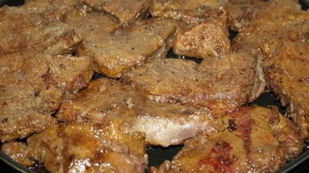 Рецепт бутербродов с глазированной печенью