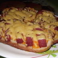 Рецепт Бутербродов с колбасой жареные