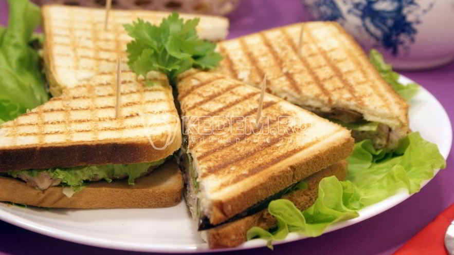 Рецепт бутербродов с котлетой