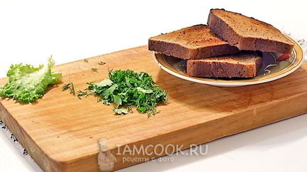 Рецепт бутербродов с мягкой брынзой и овощами