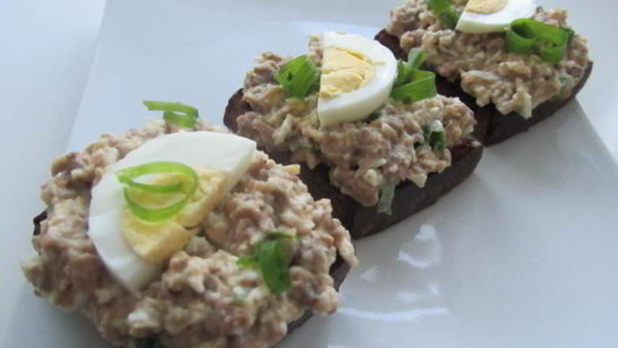 Рецепт бутербродов с печенью минтая