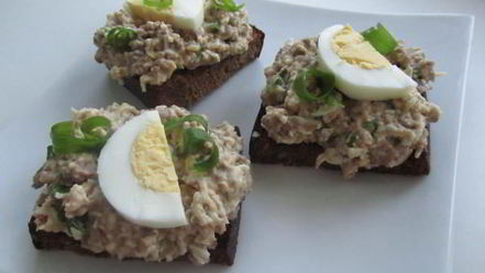 Рецепт бутербродов с печенью минтая