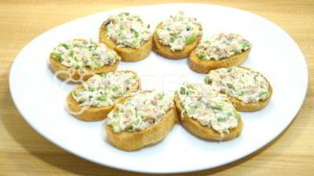 Рецепт бутербродов с печенью трески