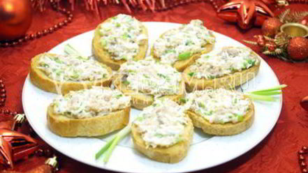 Рецепт бутербродов с печенью трески