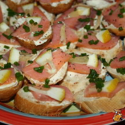 Рецепт Бутербродов с рыбой Любимые