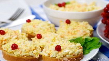 Рецепт Бутербродов с сыром и чесноком