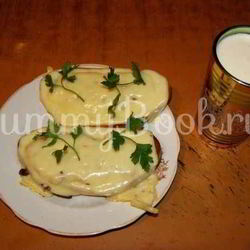 Рецепт Бутербродов с яйцом, майонезом, чесноком и сыром