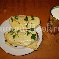 Рецепт Бутербродов с яйцом, майонезом, чесноком и сыром