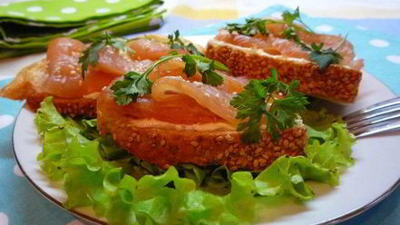 Рецепт датского бутерброда с куриной нарезкой