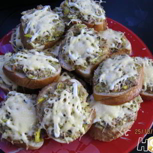 Рецепт Горячих бутербродов с сайрой