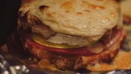 Рецепт горячих бутербродов с яблоком