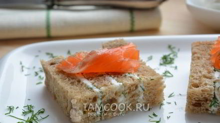 Рецепт полосатых бутербродов