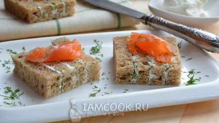 Рецепт полосатых бутербродов