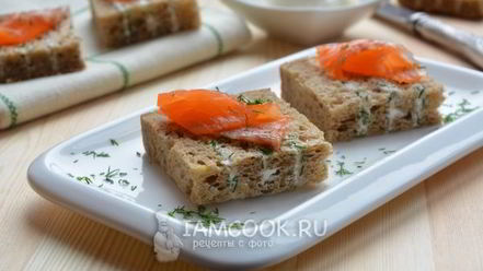 Рецепт полосатых бутербродов