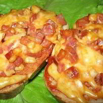 Простой горячий бутерброд с сыром