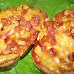 Рецепт Простого горячего бутерброда с сыром