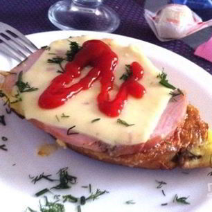 Рецепт Жареных горячих бутербродов в льезоне